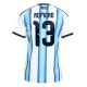 Argentina Cristian Romero #13 Replike Domaci Dres za Ženska SP 2026 Kratak Rukav